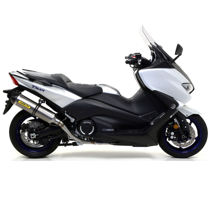 Escape aluminio fondo carbono Arrow RaceTech Yamaha TMax 530-560 OC