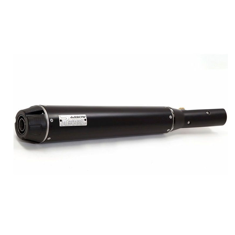 Kit escape acero negro y adaptador Arrow Yamaha XV 950R 14-16