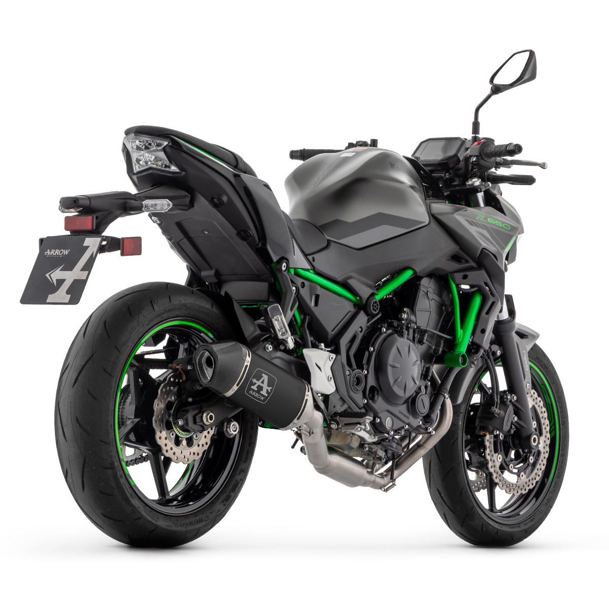 Sistema completo Arrow Veloce escape aluminio y colectores para Kawasaki Z 650 35Kw 24+
