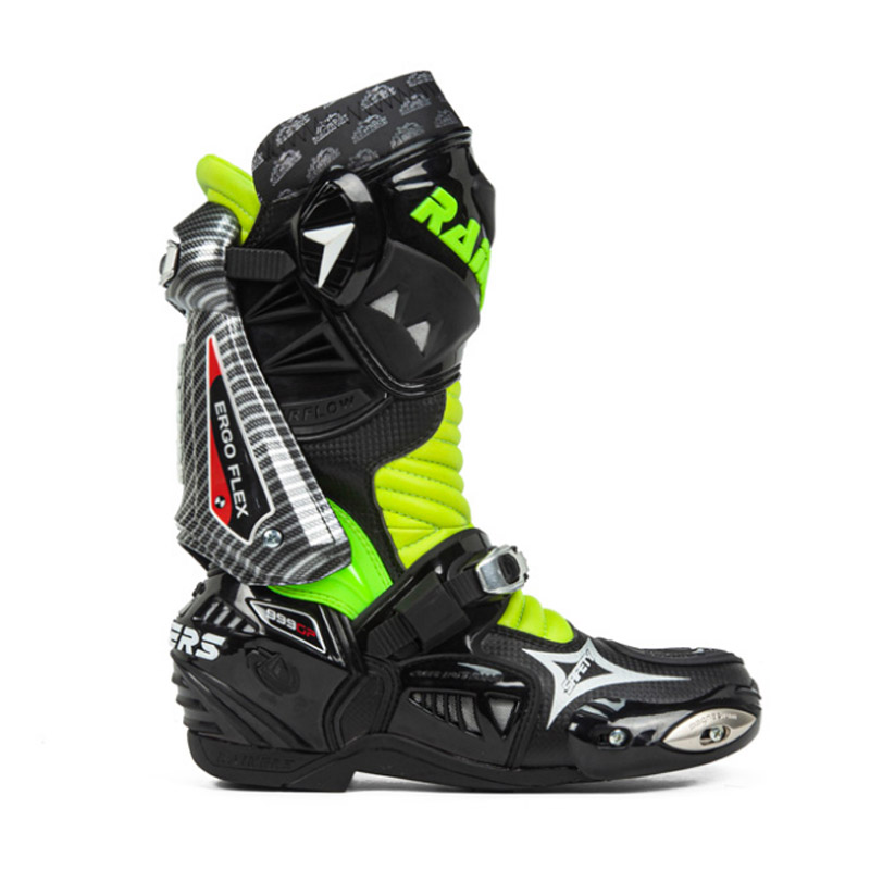 Botas moto Racing Carbono Fluor | Nilmoto