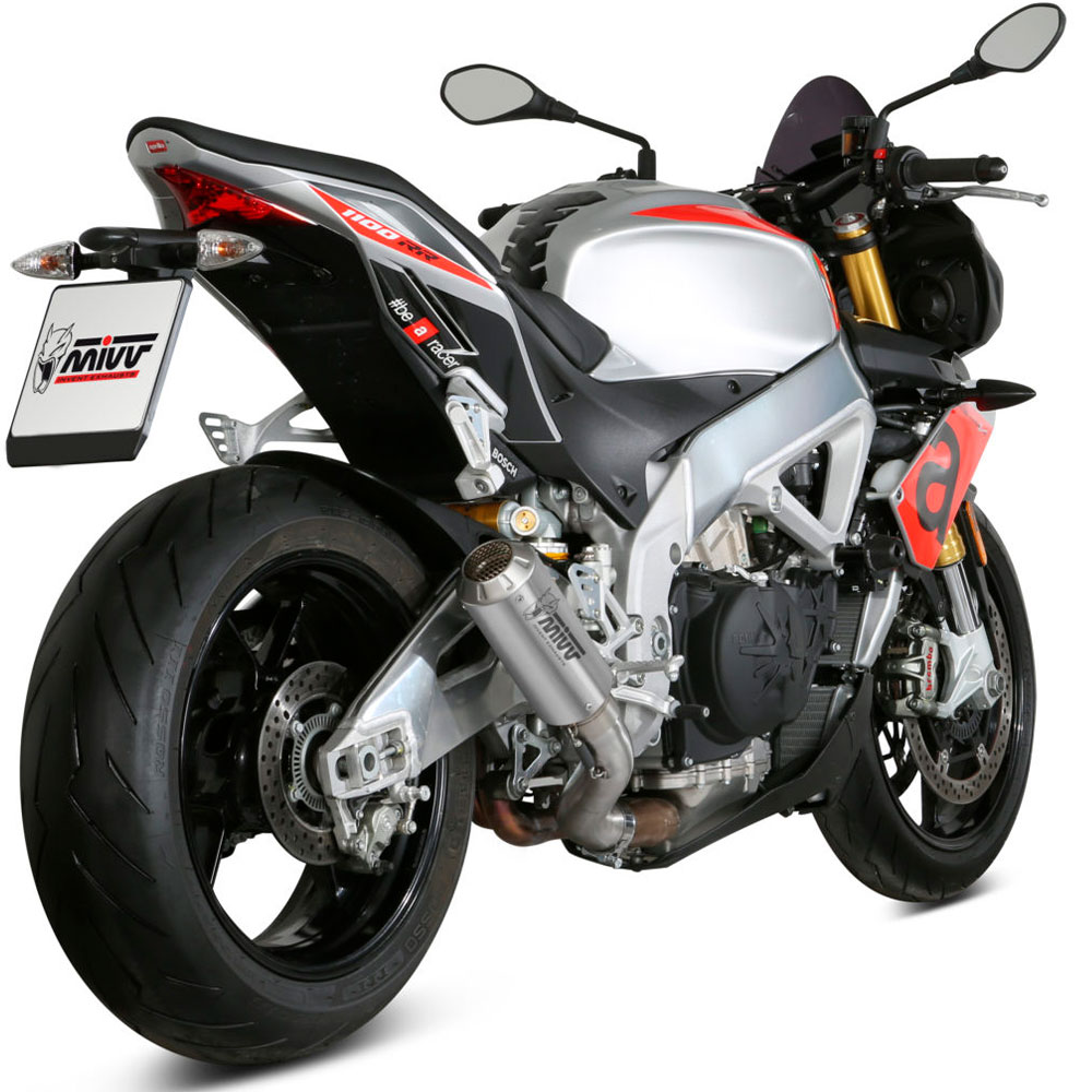 escape mivv mk3 acero aprilia tuono v4 1100 18-20