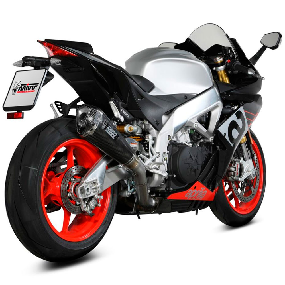 escape mivv delta race carbono aprilia rsv4 17-20
