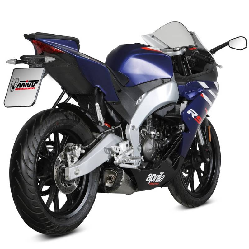 Escape Mivv Delta Race Acero Aprilia RS 125 2021+