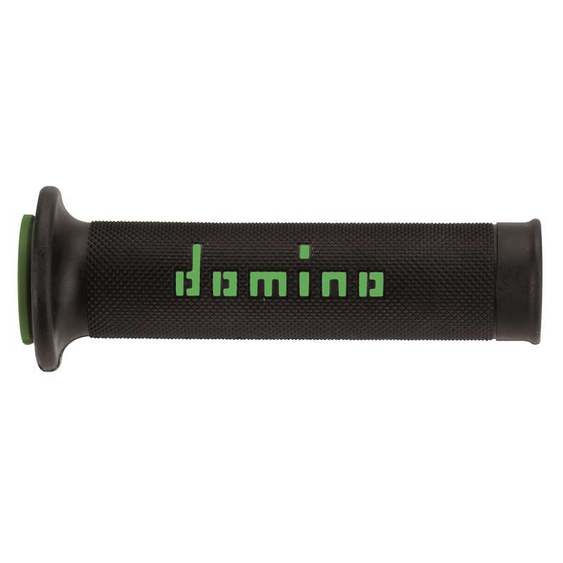 puños moto domino carretera negro-verde