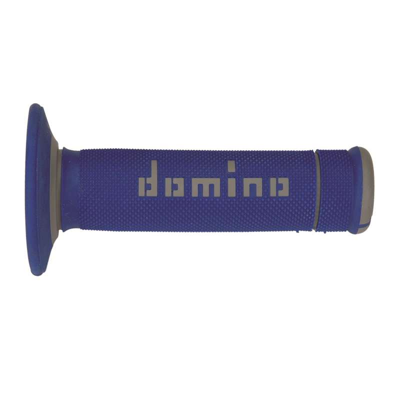 puños moto domino off road x-treme azul-gris