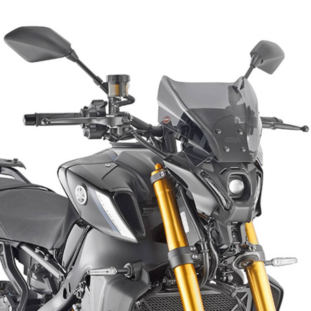 Soportes Givi para montaje de cúpula 1173S en Yamaha MT09-MT07