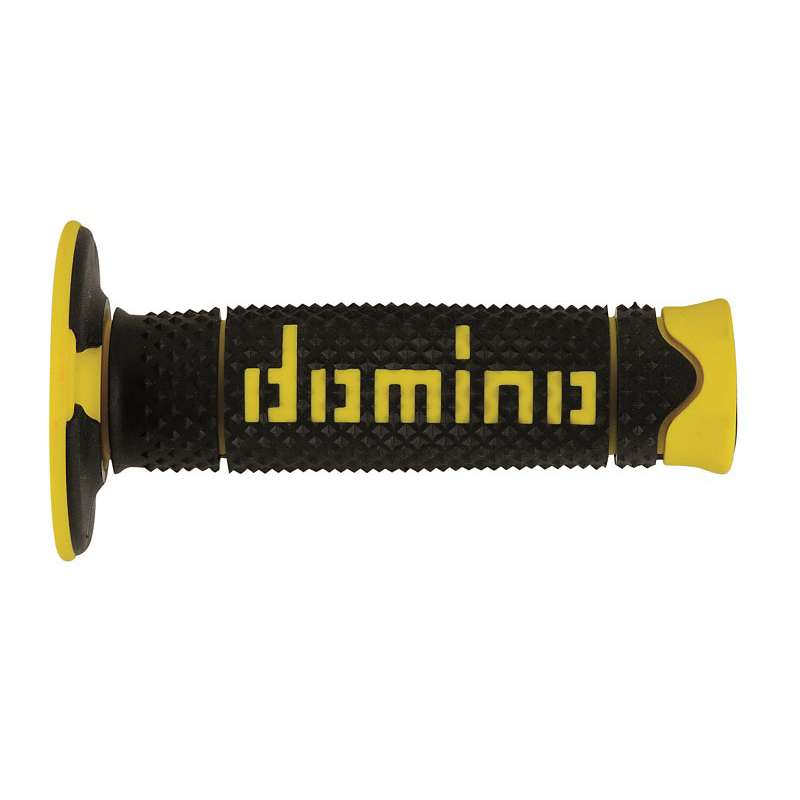puños moto domino dsh off road negro-amarillo