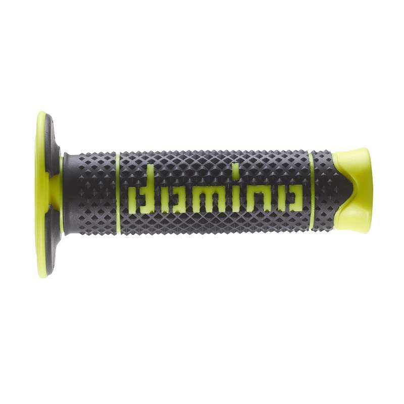 puños moto domino dsh off road negro-amarillo fluor