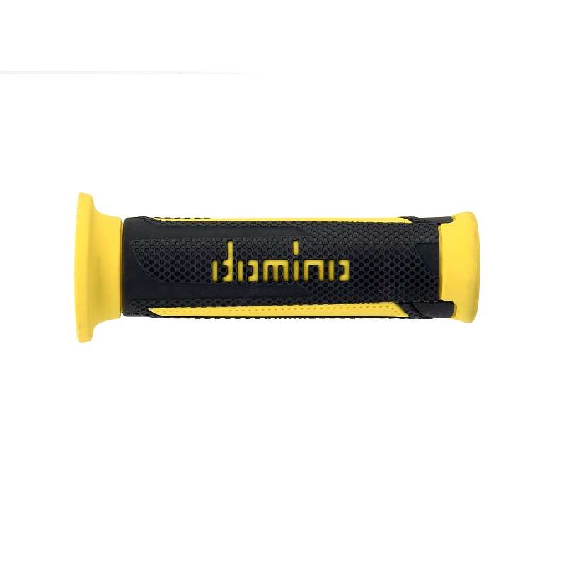 puños moto domino turismo antracita-amarillo