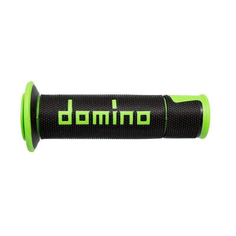 puños moto domino carretera racing negro-verde