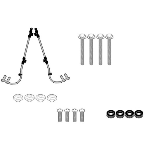 Soporte parabrisas 107A Givi moto Peugeot Belville 125-200 17-20