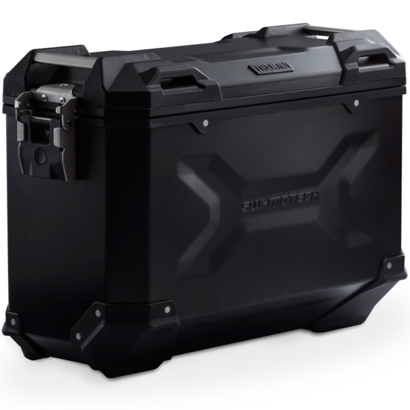Maleta aluminio SwMotech TRAX ADV 37 litros Negro Maleta Izquierda