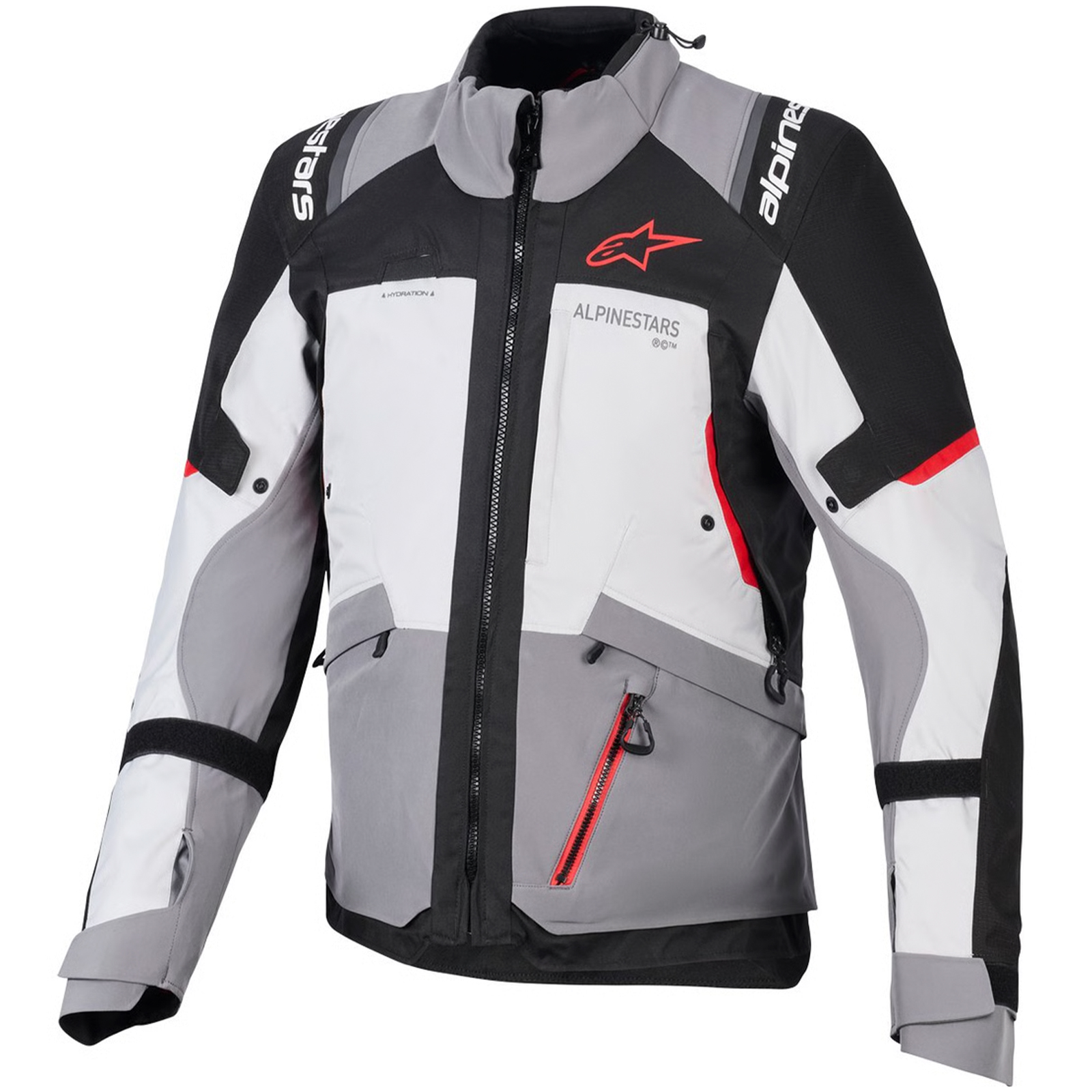 Chaqueta Alpinestars Andes V4 Gris / Negro / Rojo