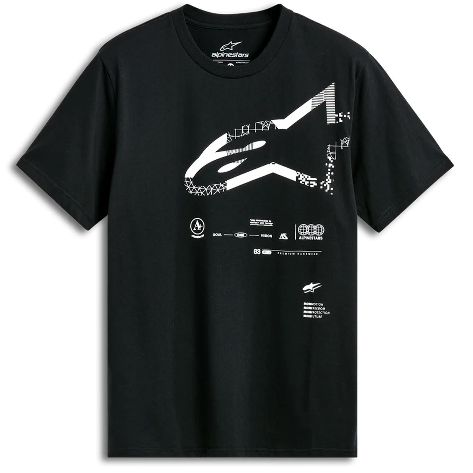 Camiseta Alpinestars Geografica Negro