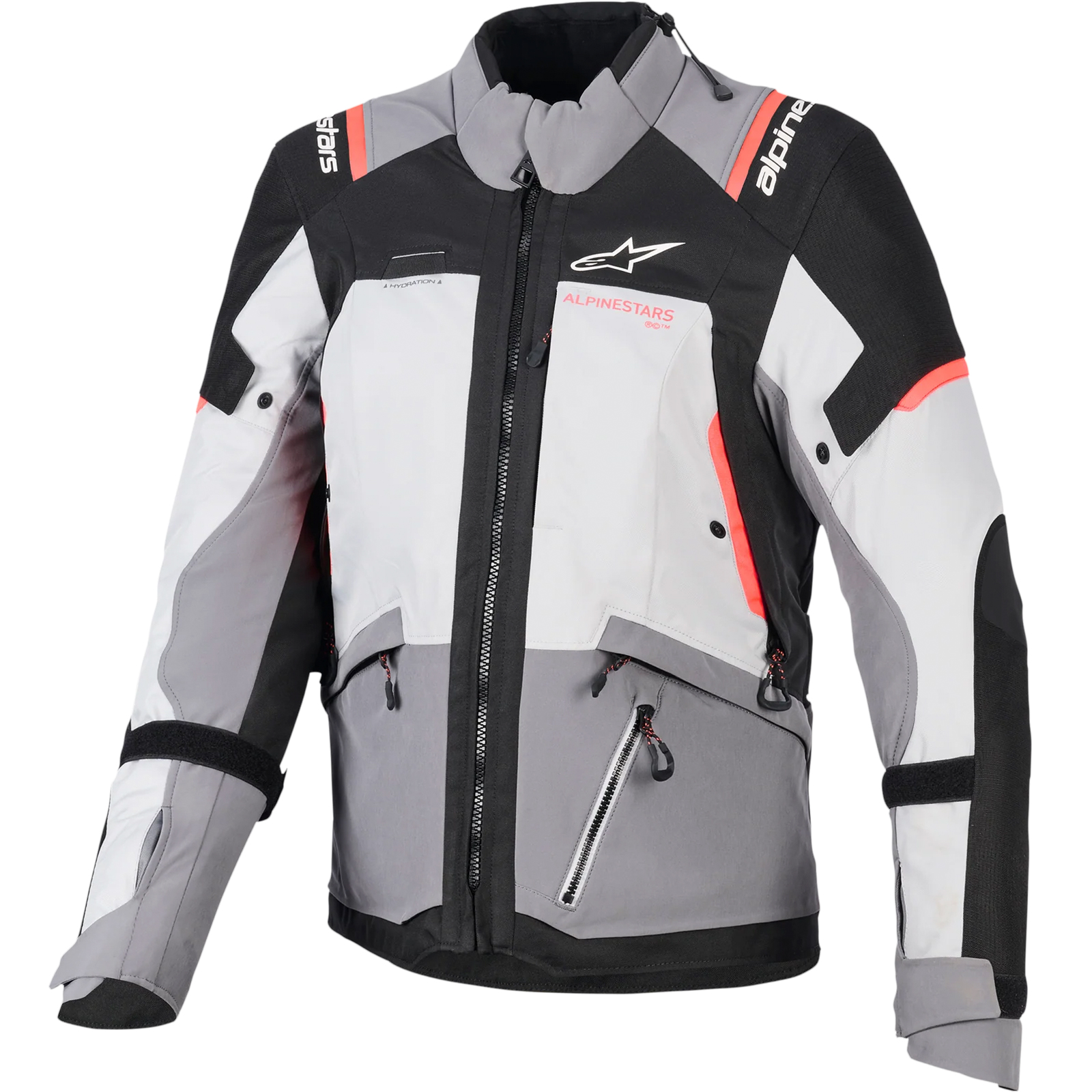 Chaqueta Alpinestars Stella Andes V4 Gris claro / Negro / Coral
