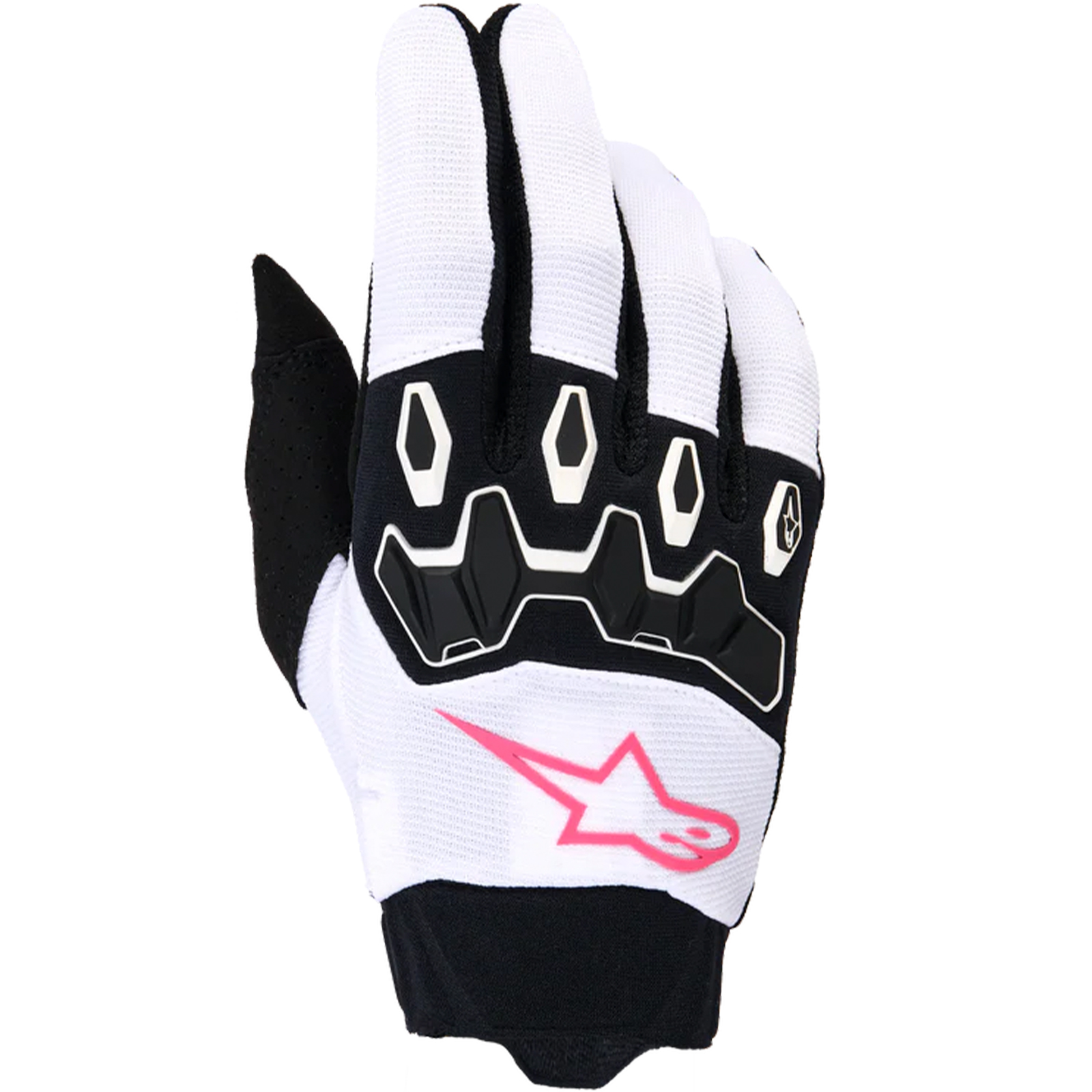 Guantes Stella Full Bore V2 Alpinestars Blanco / Negro / Rosa