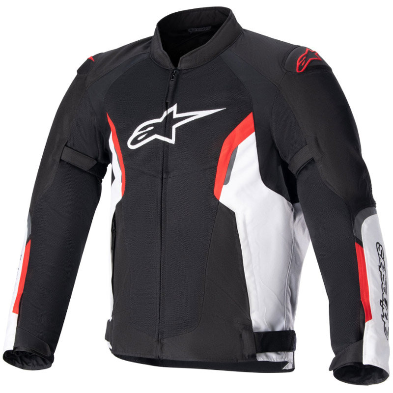 Chaqueta Alpinestars AST AIR V2 blanco-negro-rojo