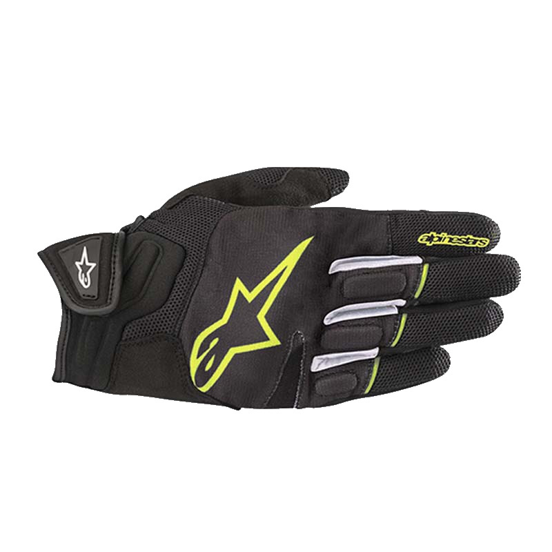 Guantes Alpinestars Atom Negro-Fluor