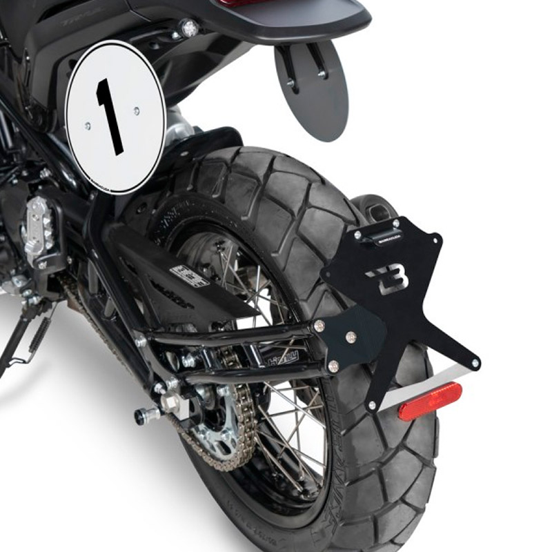 Portamatrículas Barracuda Benelli Leoncino 500 17+