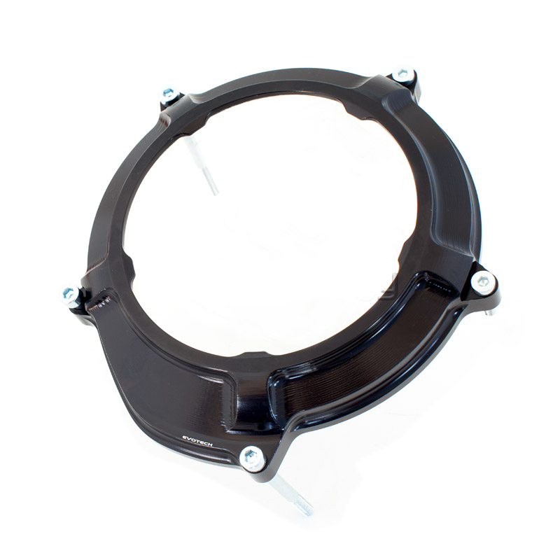 Cubierta embrague transparente motores ktm lc8 Negro