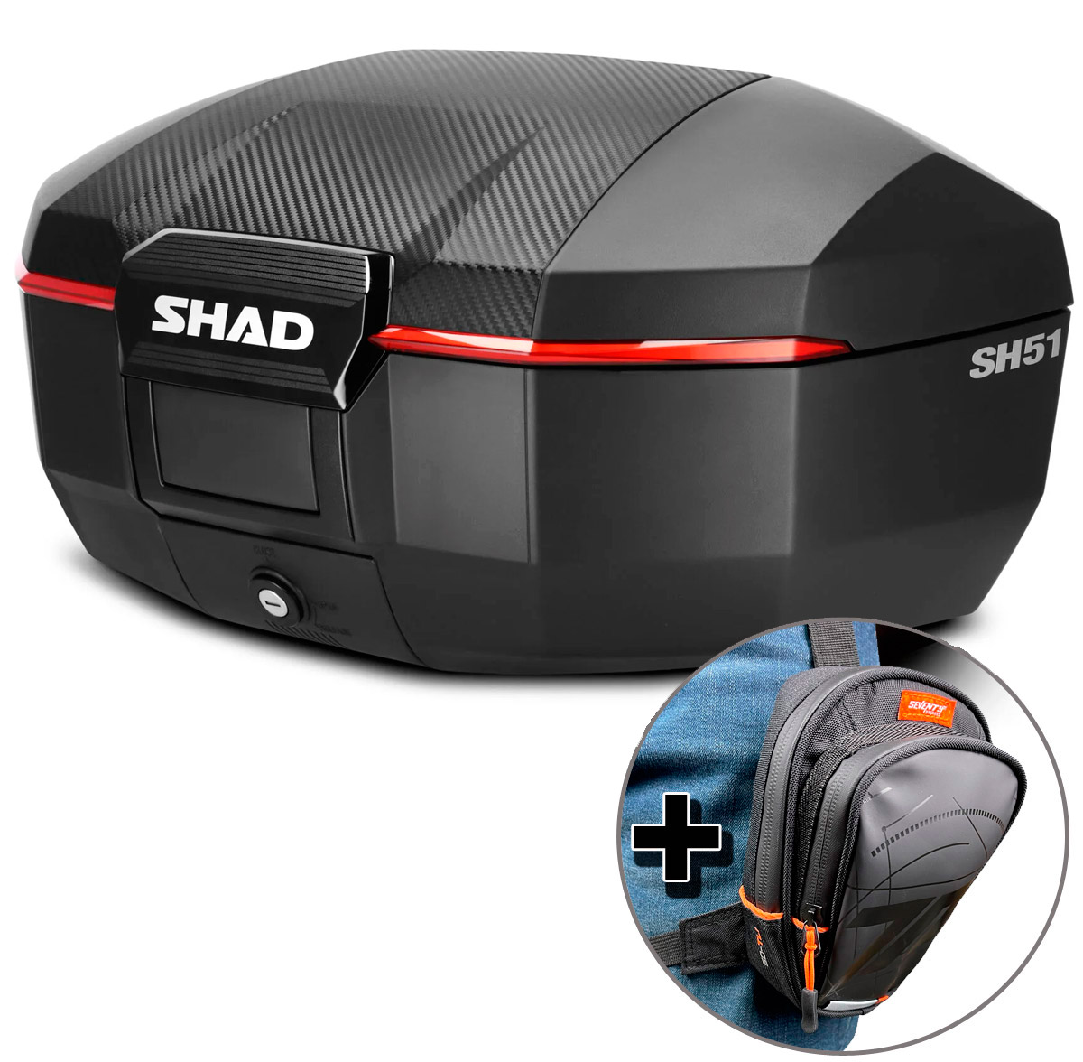Baul Shad SH51 Carbono