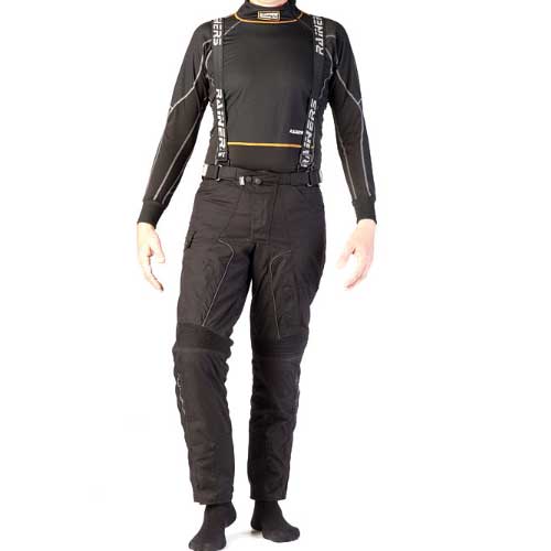 Pantalon moto invierno de rainers modelo Dallas con tirantes extraibles Talla Larga