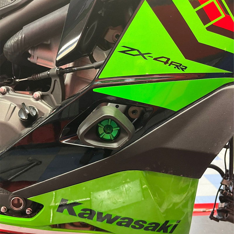Topes Anticaida Evotech kawasaki ninja ZX-4RR 24- Azul