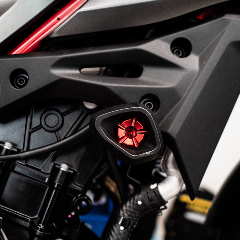 Protectores Evotech anticaida para Kawasaki Z500 24+