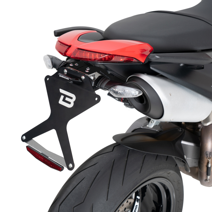 Portamatriculas Barracuda Ducati Hypermotard 950 20-21 para intermitentes originales