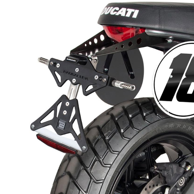portamatriculas street arracuda ducati scrambler 15-17