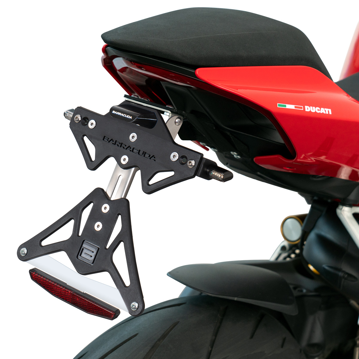 Portamatriculas Barracuda para Ducati Panigale V2 V4 y Ducati Streetfighter V2 V4