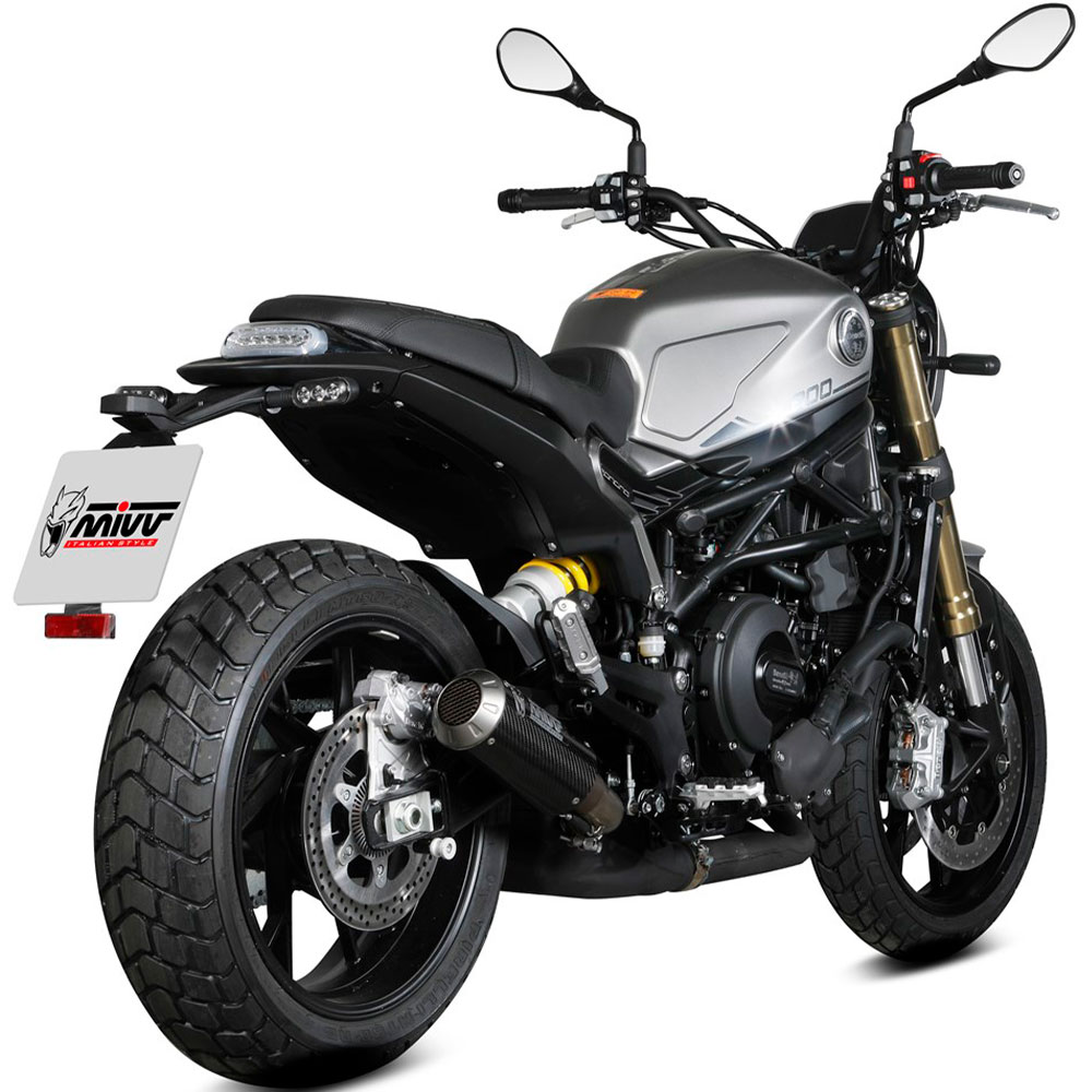 Escape mivv mk3 carbono benelli leoncino 800 21+