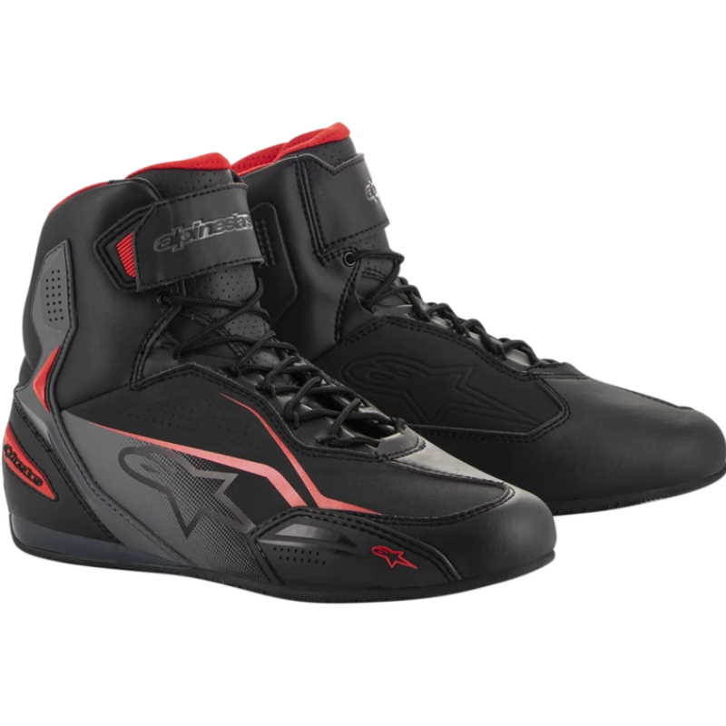 Zapatillas Alpinestars Faster 3 Negras-Gris-Rojas T43 FASTER3RIDING