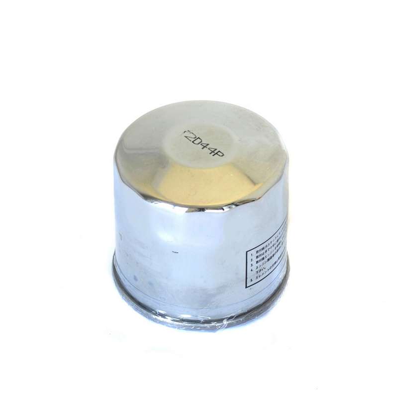 filtro de aceite a rosca cromado para moto ref ffp009c