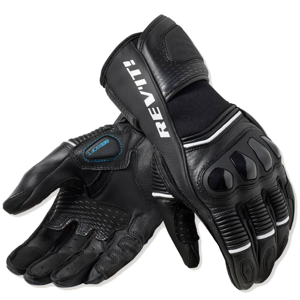 Guantes XENA 4 Mujer Revit Negro-Blanco
