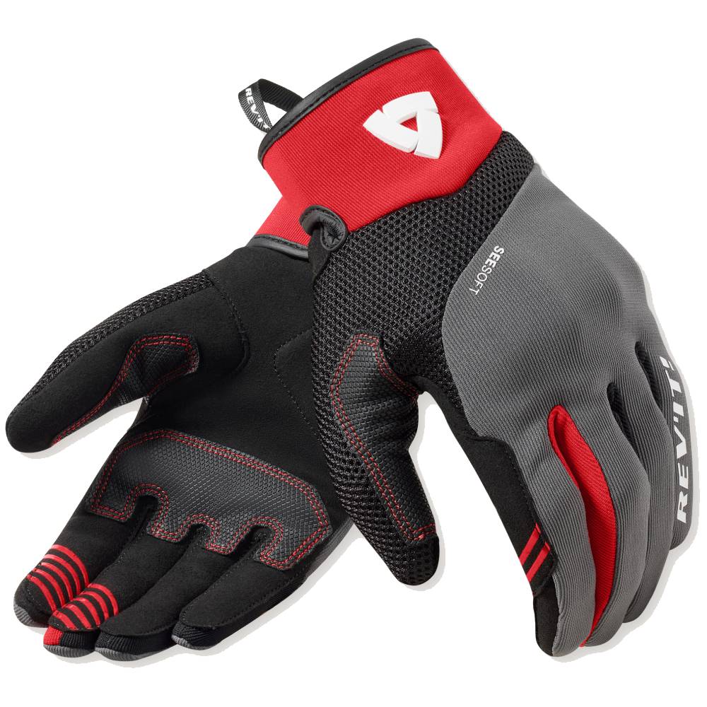 Guantes Revit ENDO Mujer Gris-Rojo