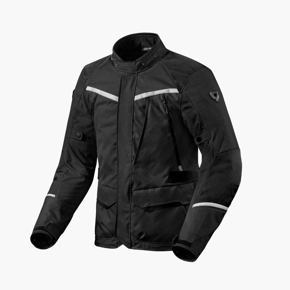 chaqueta revit voltiac 3 h2o fjt334 negro-plata