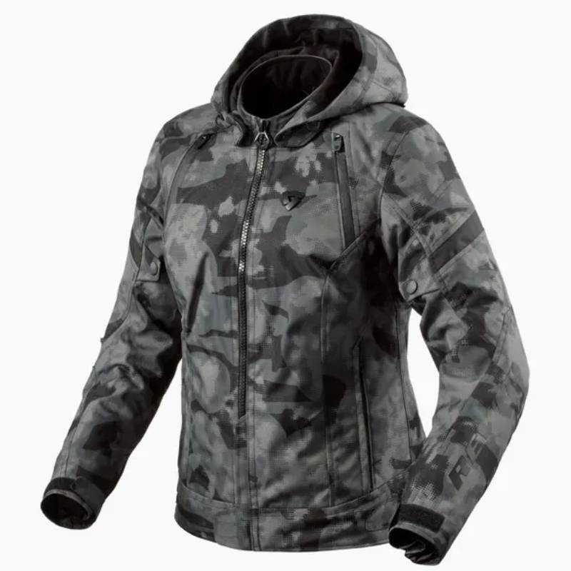 Chaqueta Revit Flare 3 H2O Mujer camuflaje gris oscuro Talla 38