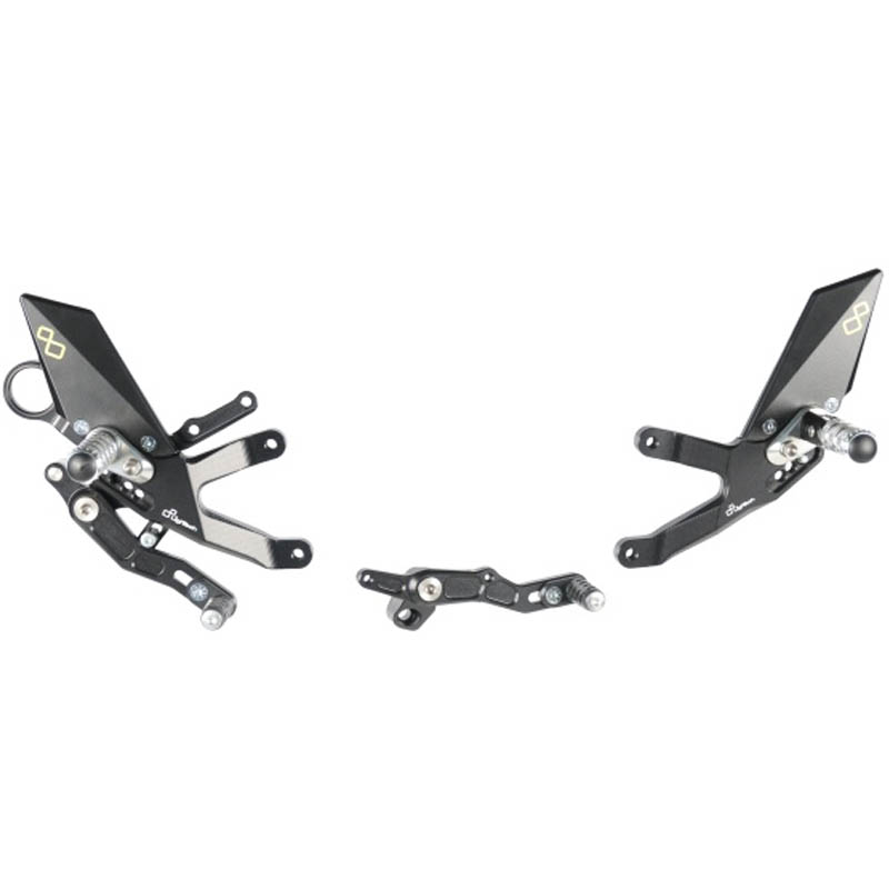 Estriberas Lightech BMW S 1000 R RR - HP4 09-16