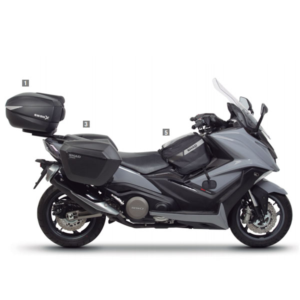 Full Equip Shad para Kymko AK550 17- | Nilmoto