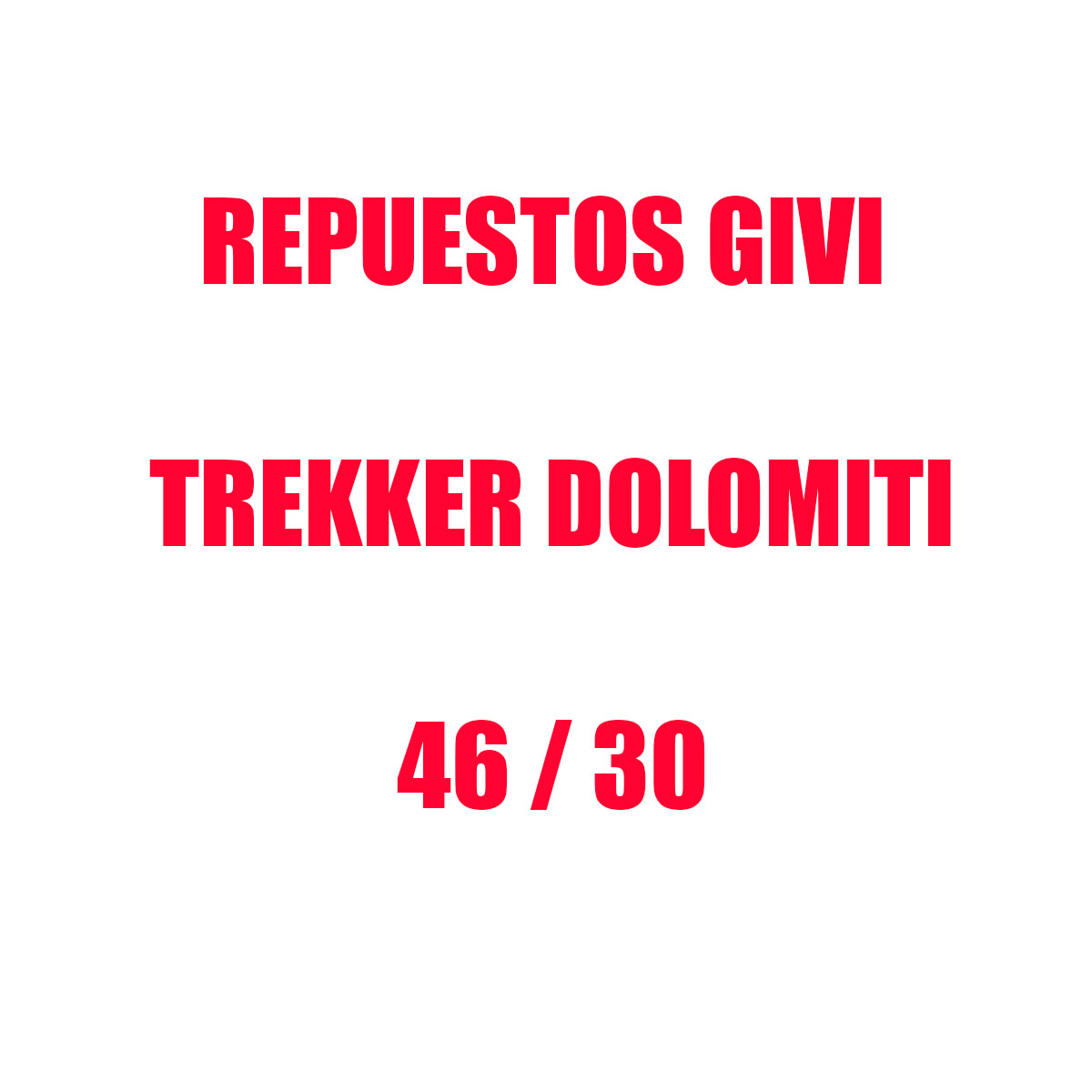 Recambios despiece de la maleta DLM46 DLM30 Trekker Dolomiti GIVI