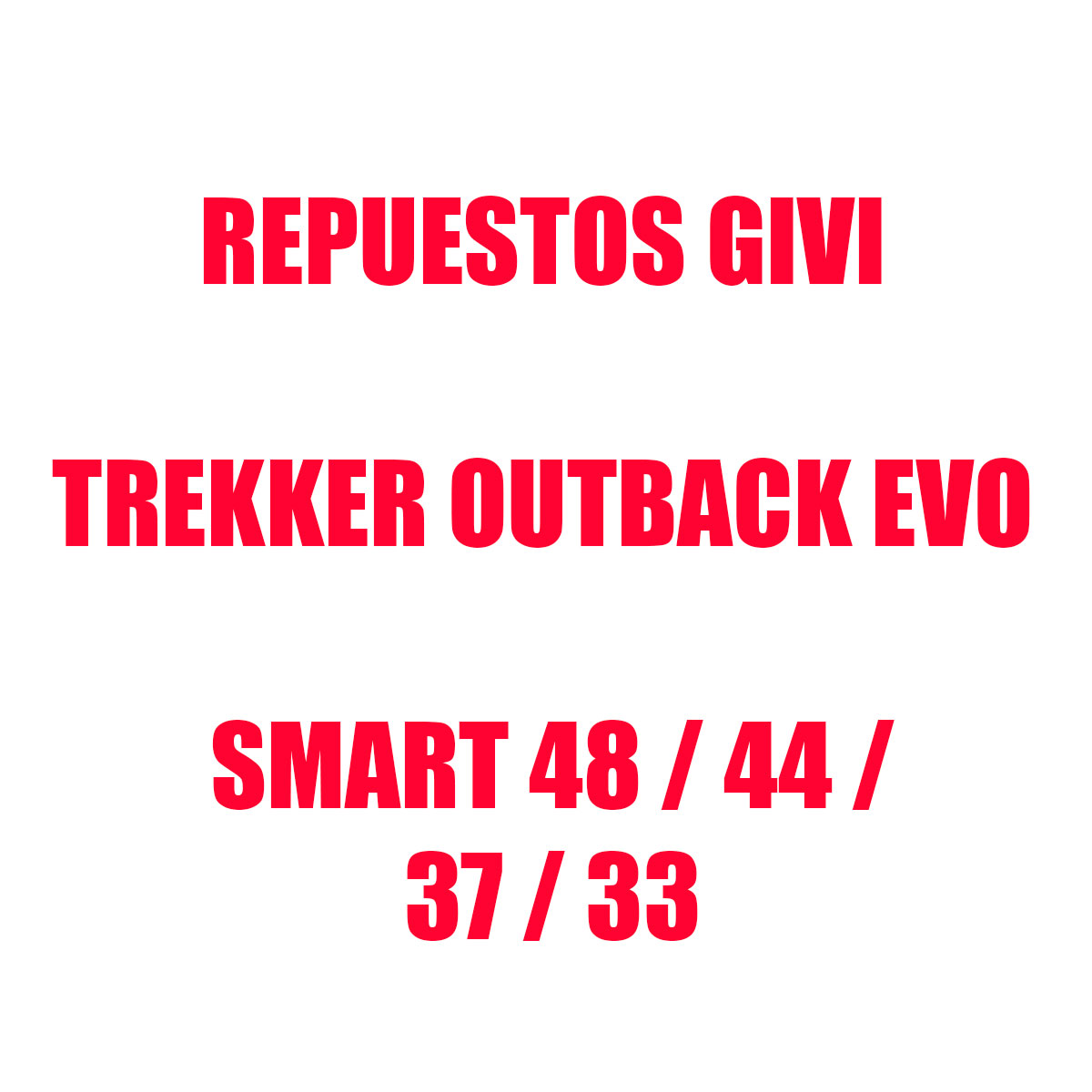 Recambios baul OUTBACK EVO SMART LATERAL
