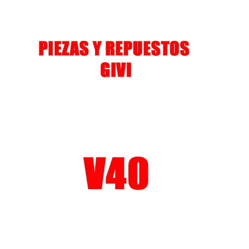 Recambios despiece de maleta Givi V40N V40NT
