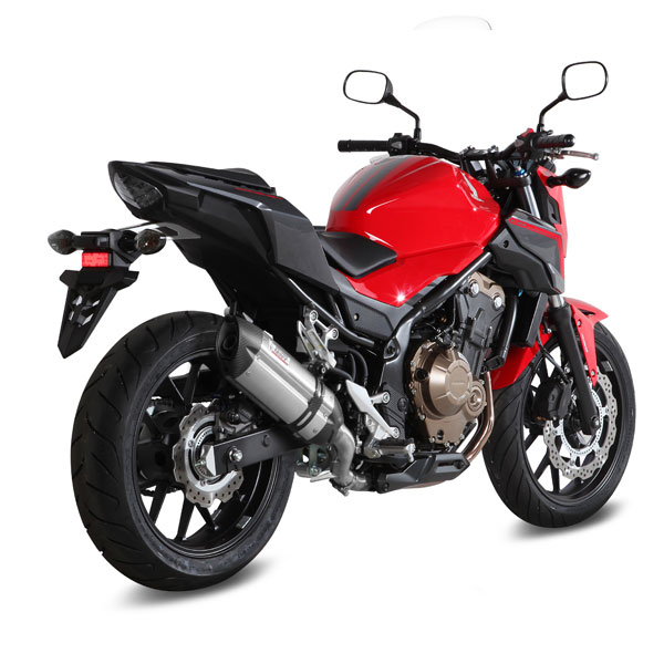 Escape mivv suono acero honda cb500f 2016-2018
