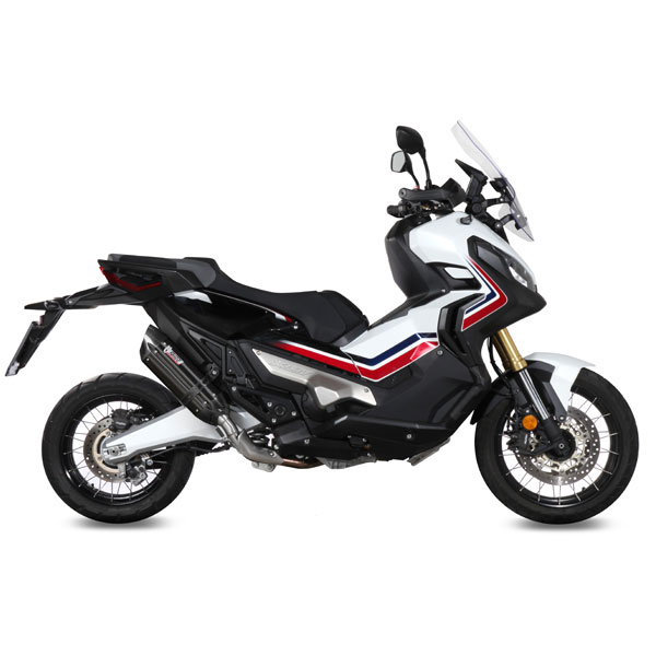 escape mivv sport slip-on suono negro honda x-adv750 2017-