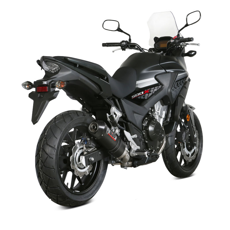 Escape mivv oval carbono honda cb500x 17-20