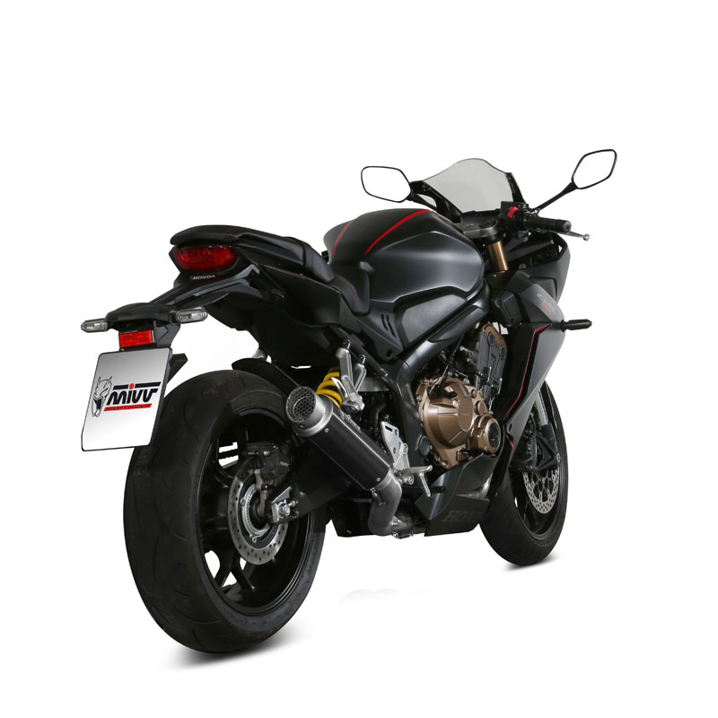 Escape completo gp acero negro honda CBR650R,CB650R 19- mivv