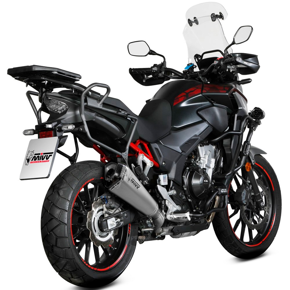 escape mivv delta race acero honda cb 500 x 21-