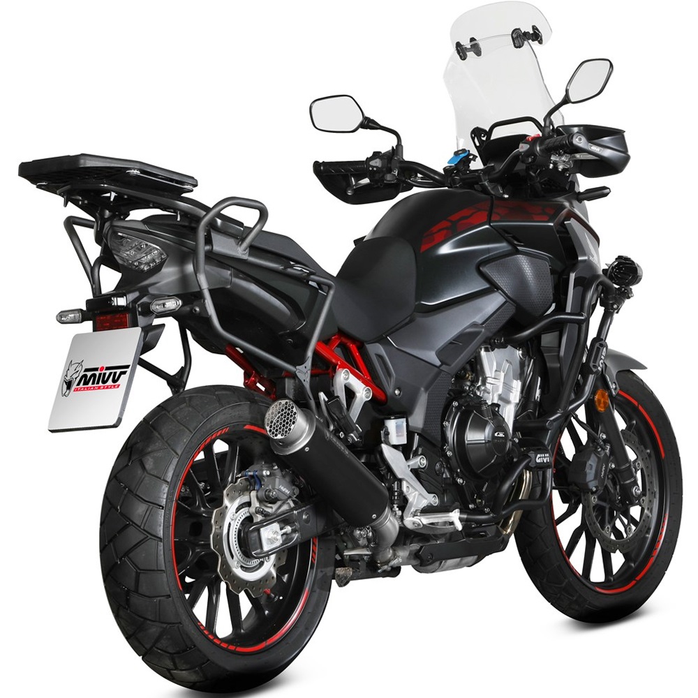 escape mivv gppro negro honda cb 500 x 21-