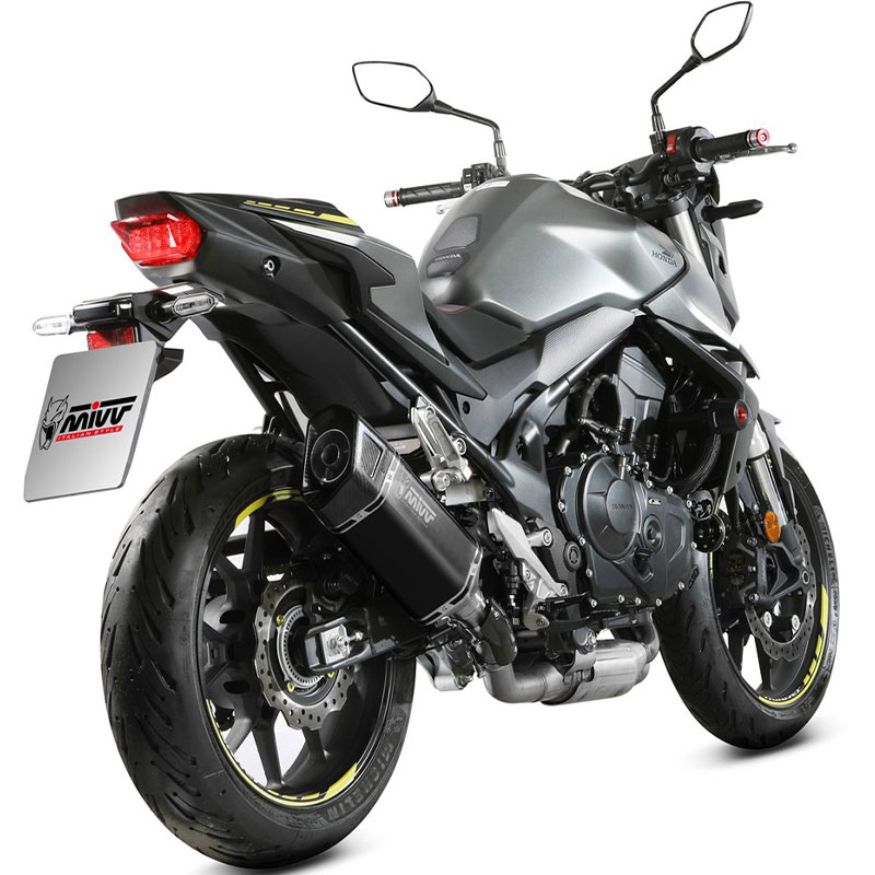 Escape SR-1 negro Honda cb750 23-